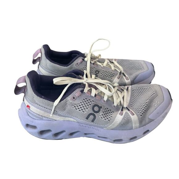 On Running Women's CLOUDSURFER Trail running sneakers shoes Purple Size 8 - Picture 9 of 9